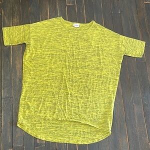 Lularoe XS TUNIC yellow shirt AA